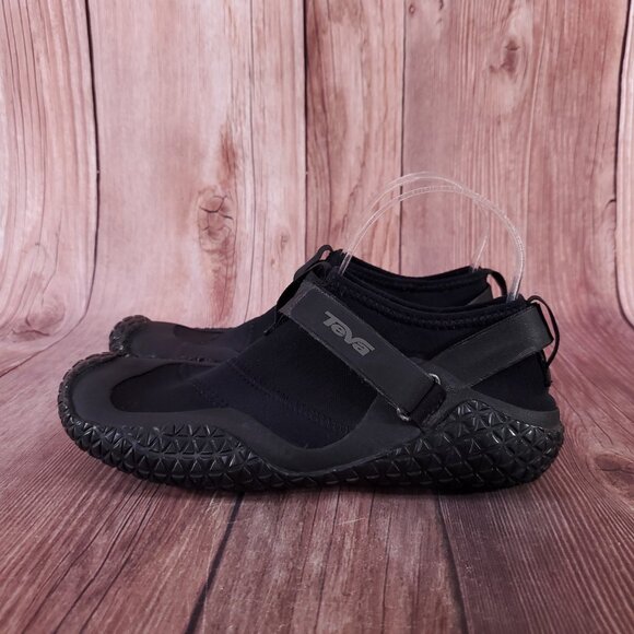 Teva Mens Size 8 Sling King Water Kayaking Wading Shoes Closed Toe Black 4102 - Picture 2 of 15